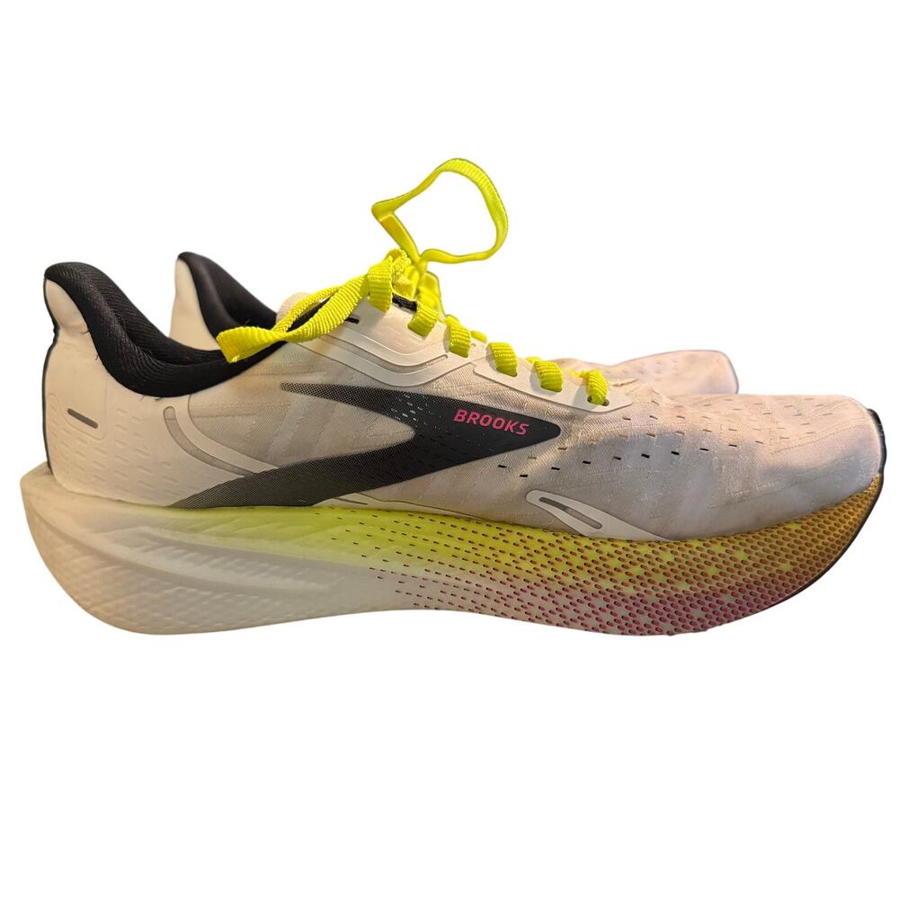 Brooks Hyperion Max Running Shoes, White/Nightlife, Women's Size 7